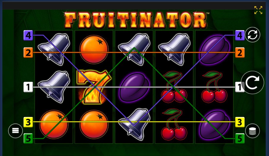 Fruitinator игровое поле автомата